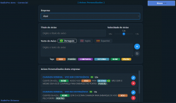 Criação de Avisos Pré-Personalizados