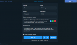 Gerador de Voz para gravação dos Avisos  por Cia com IA