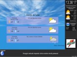 PREVISÃO DO TEMPO: Exibe a previsão de hoje, amanhã e depois. Basta selecionar o estado e a cidade desejada. Este é um dos 5 layout´s disponíveis. Previsão do Tempo
